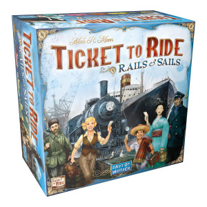 Ticket To Ride Rails & Sails Board Game Train Route-Building Strategy Game Fun Family Game For Kids And Adults Ages 10+ 2-5 Players Average Playtime 90-120 Minutes Made By Days Of Wonder