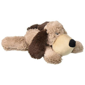 Brown Dog Warmies - Cozy Plush Heatable Lavender Scented Stuffed Animal