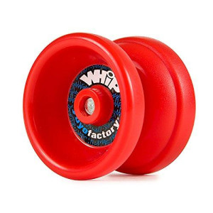 Yoyofactory Whip Yoyo Toy - Includes Back Up String And Tricks & Secret Guide For Novice & Advanced Tricks - Kid Beginner Friendly Yo-Yo - Includes - Boys Or Girls Ages 8+ (Red)