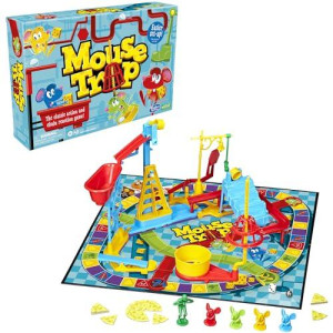Hasbro Gaming Mouse Trap Board Game For Kids Ages 6 And Up,Classic Kids Game