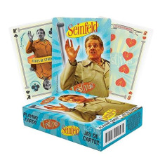 Aquarius Seinfeld Festivus Playing Cards - Seinfeld Festivus Deck Of Cards For Your Favorite Card Games - Officially Licensed Seinfeld Merchandise & Collectibles