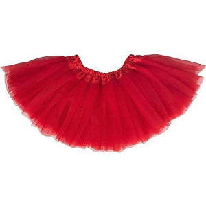 Dancina Tutu Tweens Girls' Birthday Gift Prom Party Favors Costume Dress 8-13 Years Cardinal Red