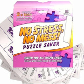 Preserve 2 X 1000 Pieces Jigsaw Puzzles - Agreatlife Puzzle Saver 12 Sheets - No Stress, No Mess Jigsaw Puzzle Glue Sheets - Quick Dry In 10 Minutes