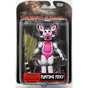 Funko 5" Articulated Five Nights At Freddy'S - Funtime Foxy Action Figure For 96 Months To 1200 Months