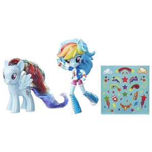 My Little Pony Rainbow Dash Toys - Glitter Pony & Equestria Girls Doll, Kids Ages 5 And Up