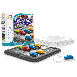 Smartgames Parking Puzzler Cognitive Skill-Building Travel Game With Portable Case Featuring 60 Challenges For Ages 7 - Adult