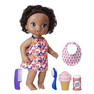 Baby Alive Magical Scoops Baby Doll (African American), Ages 3 And Up