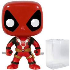 Funko Pop! Marvel Heroes: Deadpool With Two Swords 111 Vinyl Figure (Bundled With Pop Box Protector Case)