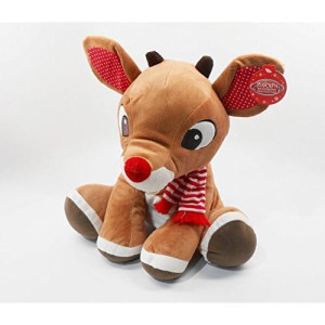 Rudolph, The Red-Nosed Reindeer, Large 14 Inch (35.56 Cm) Plush Toy