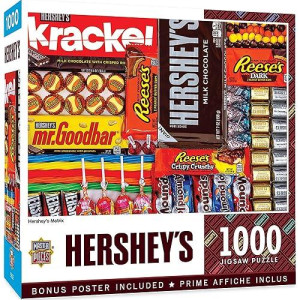 Masterpieces 1000 Piece Jigsaw Puzzle For Adults, Family, Or Kids - Hershey'S Matrix - 19.25"X26.75"