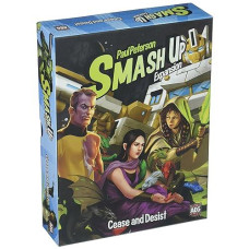 Smash Up Cease & Desist Expansion - Board Game, Card Game, Cartoon And Movie Parody, 2 To 4 Players, 30 To 45 Minute Play Time, For Ages 10 And Up, Alderac Entertainment Group (Aeg)