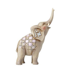 Department56 Enesco Jim Shore Mini Elephant W/Raised Trunk Figurine