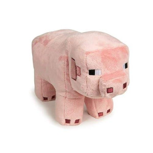Jinx Minecraft 12" Pig Plush Stuffed Toy (Unboxed With Hang Tag)