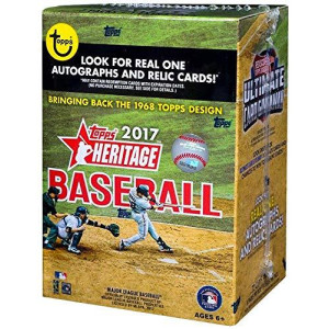 Topps Mlb All Teams 2017 Heritage Baseball Blaster Box, Black, Small
