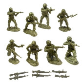 Tssd Vietnam United States Marines: 16 Od Green 1:32 Plastic Army Men Figures