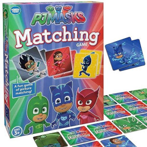 Wonder Forge Pj Masks Matching Game By Wonder Forge | For Boys & Girls Age 3 To 5 | A Fun & Fast Memory Game For Kids | Connor, Greg, Amaya, Night Ninja, And More