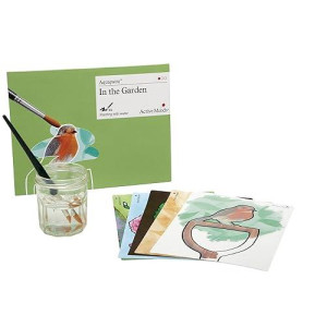 in The garden Aquapaint - Reusable Water Painting by Active Minds Specialist AlzheimersDementia Art Activity wFive Painting Designs