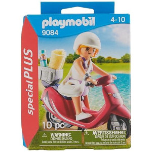 Playmobil Beachgoer With Scooter Building Set