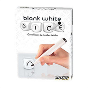 Wizkids Blank Dice Game (2 Player), White