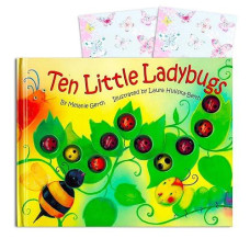 Titoland Ten Little Ladybugs Book For Toddlers And Babies Includes Pack Of Butterfly Stickers