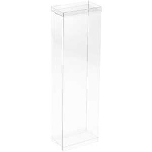 Dollsafe Clear Folding Display Box For 11-12.5 Inch Dolls And Action Figures, 4" W X 2.25" D X 13" H