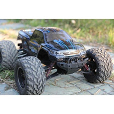 Fmtstore 1/12 Ipx4 Scale Electric Rc Car Offroad 2.4Ghz 2Wd High Speed 33+Mph Remote Controlled Car Truck (Color: Blue)