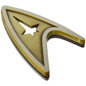 Qmx Star Trek Beyond Magnetic Insignia Badge, Command
