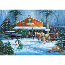 Buffalo Games - Holiday Collection - Holiday Tradition - 500 Piece Jigsaw Puzzle Multicolor, 21.25"L X 15"W