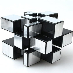 Tanch Mirror Speed Magic Cube 3X3 Puzzle For Children & Adults Silver