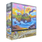 Inspirations Sunset Cove Lighthouse 1000 Pc Jigsaw Puzzle