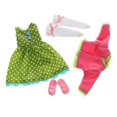 Doll Outfit By Lottie Flower Power Clothing Set | Best Fun Gift For Empowering Kids Ages 3 & Up