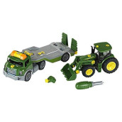 Theo Klein - Transporter With John Deere Tractor Premium Toys For Kids Ages 3 Years & Up