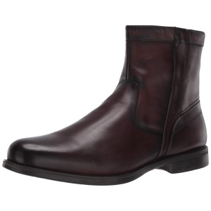Florsheim Mens Medfield Plain Toe Zip Boot Fashion, Brown, 11
