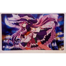 Madolche Magileine yugioh TCG playmat, gamemat 24" wide 14" tall for trading card game smooth cloth surface rubber base