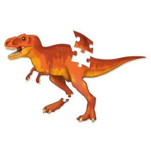 Learning Resources T-Rex Jumbo Dinosaur Floor Puzzle - 20 Pieces, Ages 3+ 3D Puzzles For Kids, Dinosaur Puzzle For Kids, Dinosaurs For Toddlers