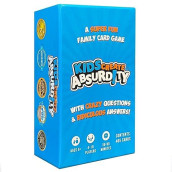 Kids Create Absurdity Funny Card-Game For Kids Family Game Night-Laugh Until You Cry- A Fun Fill In The Blank Card Game For Parents And Kids Ages 6-12 Years Old. Award-Winning
