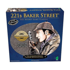 Deluxe 221B Baker Street Board Game - 200 Intriguing Adventures 2-6 Players