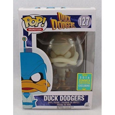 Sdcc 2016 Exclusive Duck Dodgers Glow-In-The-Dark White Gamma 1500 Le Pop! Vinyl Figure