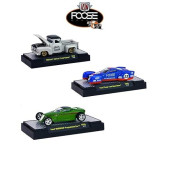 Chip Foose Release 3, 3 Cars Set With Cases 1/64 By M2 Machines 32600-Cf03 By M2 Machines
