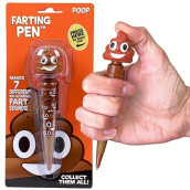 Farting Poop Pen - 7 Funny Sounds - Funny Poop Gifts, Great Kids Party Supplies, Hilarious Pens For Coworkers & Work Gifts, Gifts For Kids, Fun Pens For Kids, Pranks For Kids, Funny Office Gifts