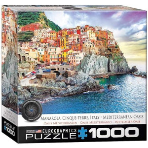 Eurographics Cinque Terre Manarola Italy Puzzle (1000 Pieces), 8000-0786