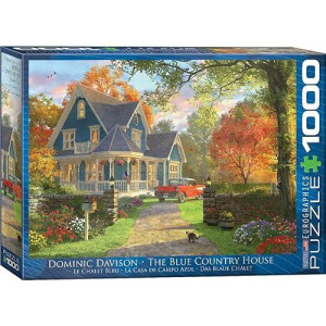 Eurographics The Blue Country House By Dominic Davison 1000-Piece Puzzle