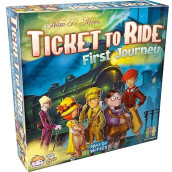 Ticket To Ride First Journey Board Game - Fun And Easy For Young Explorers! Train Strategy Game, Family Game For Kids & Adults, Ages 6+, 2-4 Players, 15-30 Min Playtime, Made By Days Of Wonder