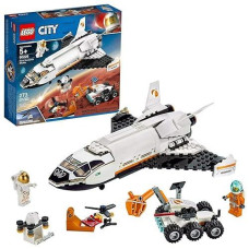 Lego City Space Mars Research Shuttle 60226 Space Shuttle Toy Building Kit With Mars Rover & Astronaut Minifigures, Top Stem Toy For Boys & Girls (273Piece), 1 Lb