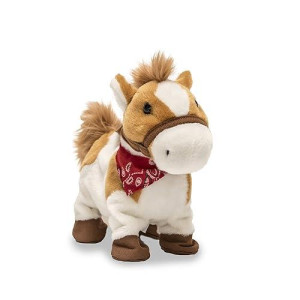 Cuddle Barn� Rusty The Painted Pony Animated Musical Plush Toy, 10� Super Soft Cuddly Stuffed Animal Trots To The Energetic Theme Song From The Lone Ranger �William Tell Overture�