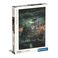 Clementoni 31682.3 Clementoni-31682 Collection-The Pirate Ship-1500 Pieces, Multi-Colour