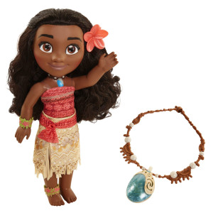 Moana Disney Adventure With Magical Seashell Necklace Doll