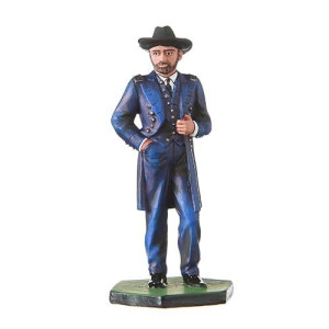 Danila-Souvenirs Tin Soldier Usa Civil War Northerners General Ulysses Grant Hand Painted Metal Sculpture Miniature Figurine 54Mm #Cw01