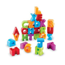 Learning Resources Letter Blocks, Fine Motor Toy, Abcs, Letter Recognition, Alphabet, 36 Pieces, Ages 2+