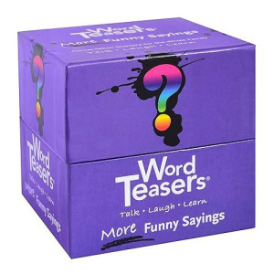 ? Word Teasers More Funny Sayings - Even More Funny Word Game & Conversation Starter For Kids, Teens & Adults - Idiom Game - Family Trivia Cards For Adults & Kids - 150 Conversation Cards For Families